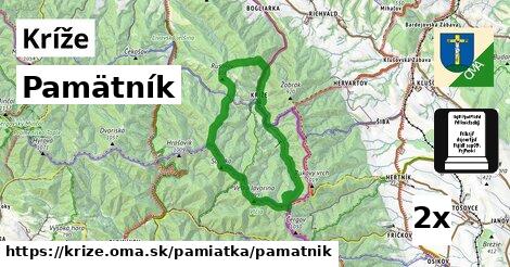 Pamätník, Kríže