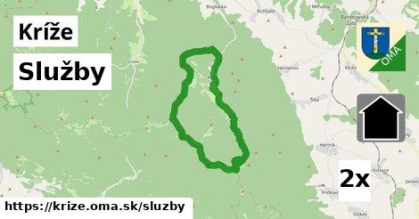 služby v Kríže