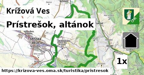 Prístrešok, altánok, Krížová Ves