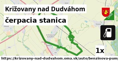 čerpacia stanica, Križovany nad Dudváhom