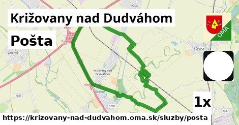 Pošta, Križovany nad Dudváhom