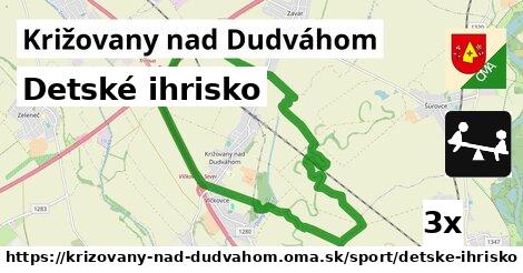 detské ihrisko v Križovany nad Dudváhom