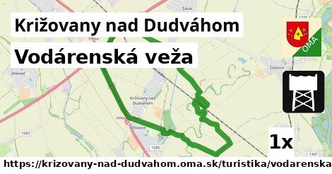 Vodárenská veža, Križovany nad Dudváhom