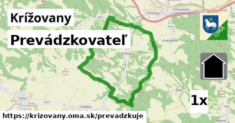 prevádzkovateľ v Krížovany