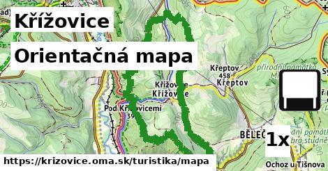 Orientačná mapa, Křížovice