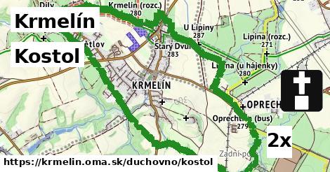 Kostol, Krmelín