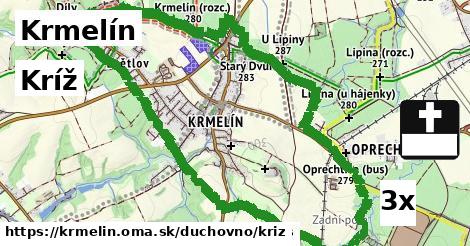 Kríž, Krmelín