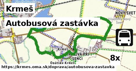 Autobusová zastávka, Krmeš