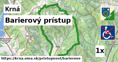 Barierový prístup, Krná