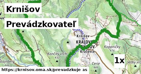 prevádzkovateľ v Krnišov