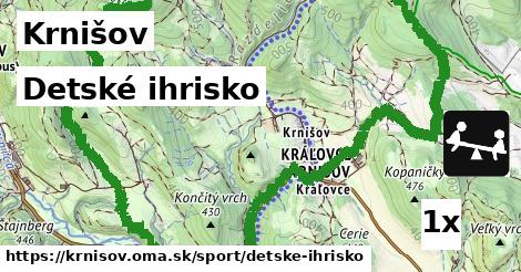 detské ihrisko v Krnišov