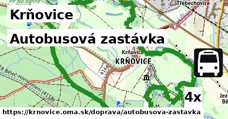 autobusová zastávka v Krňovice