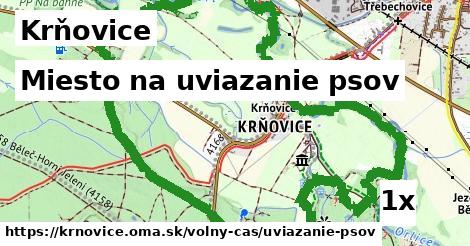 miesto na uviazanie psov v Krňovice