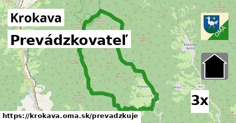 prevádzkovateľ v Krokava