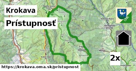 prístupnosť v Krokava