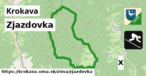 Zjazdovka, Krokava