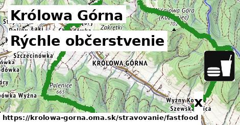Všetky body v Królowa Górna