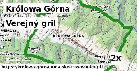 verejný gril v Królowa Górna