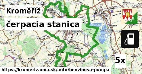 čerpacia stanica, Kroměříž