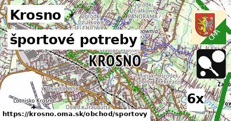 športové potreby, Krosno