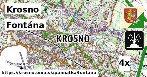 Fontána, Krosno