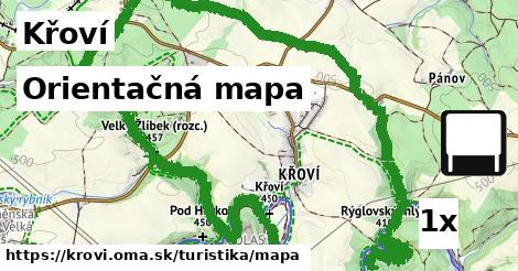 Orientačná mapa, Křoví