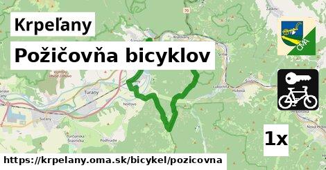 požičovňa bicyklov v Krpeľany