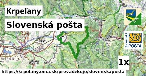 Slovenská pošta, Krpeľany