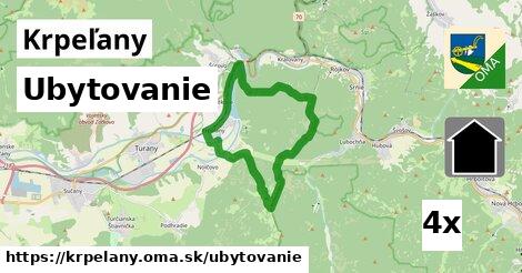 ubytovanie v Krpeľany