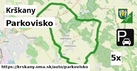 Parkovisko, Krškany