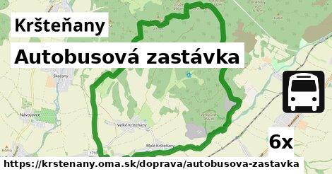 Autobusová zastávka, Kršteňany