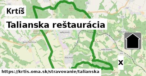 Talianska reštaurácia, Krtíš