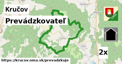 prevádzkovateľ v Kručov