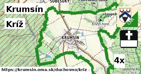 Kríž, Krumsín