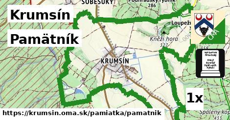 Pamätník, Krumsín