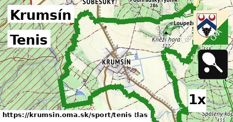 Tenis, Krumsín