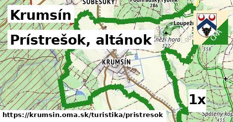 Prístrešok, altánok, Krumsín