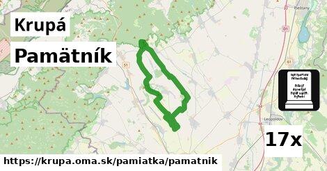 Pamätník, Krupá