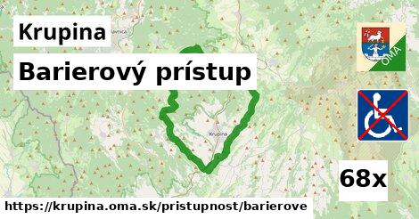 Barierový prístup, Krupina