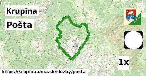 Pošta, Krupina