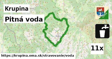 Pitná voda, Krupina