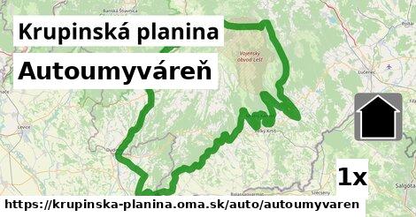 Autoumyváreň, Krupinská planina