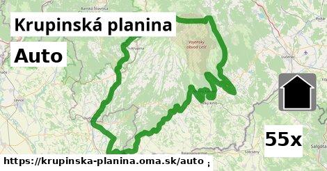 auto v Krupinská planina