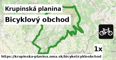 Bicyklový obchod, Krupinská planina