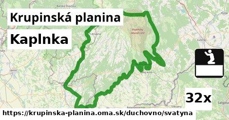 Kaplnka, Krupinská planina