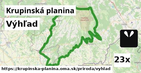 Výhľad, Krupinská planina