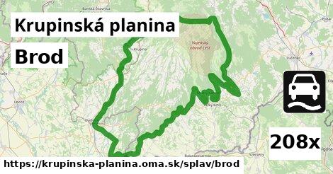 Brod, Krupinská planina