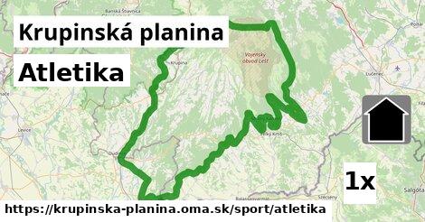 Atletika, Krupinská planina