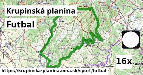 Futbal, Krupinská planina