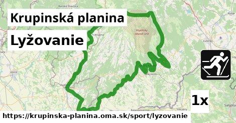 Lyžovanie, Krupinská planina